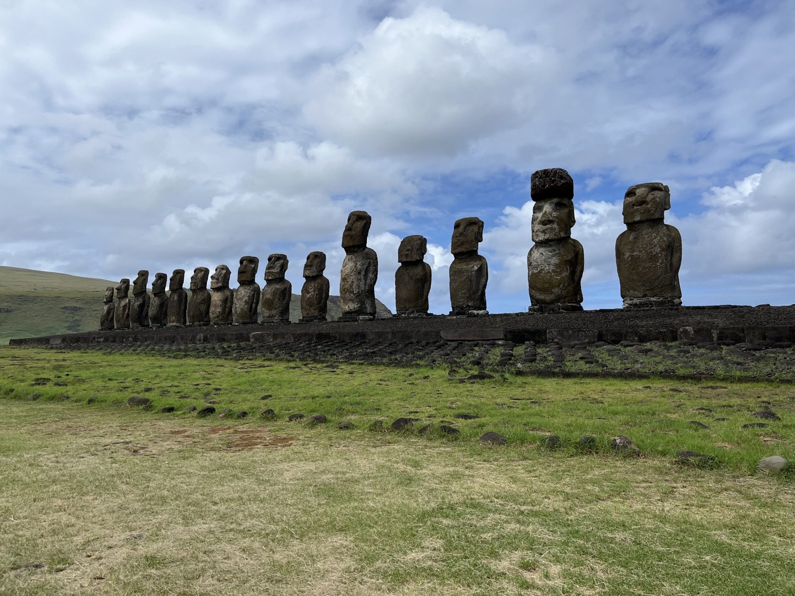 Moáis en Rapa Nui, Chile